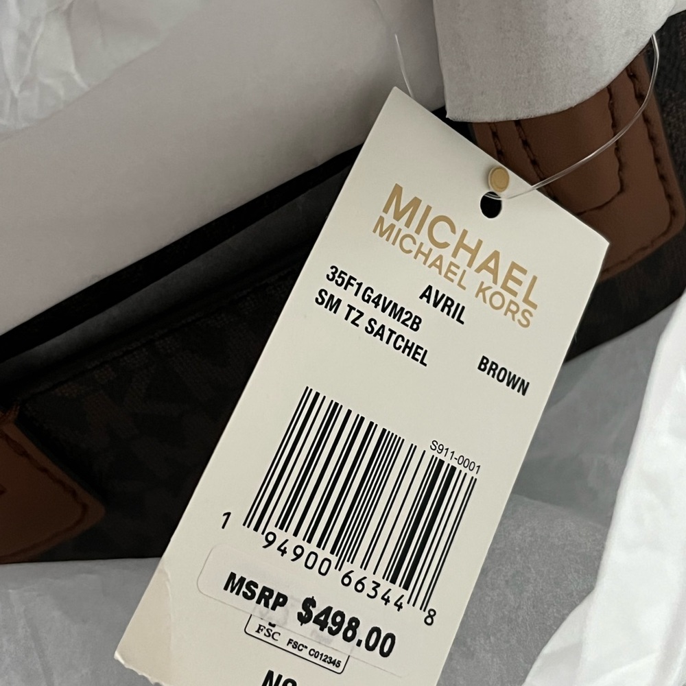 Michael Kors Avril Small Top Zip Satchel - Picture 6 of 6